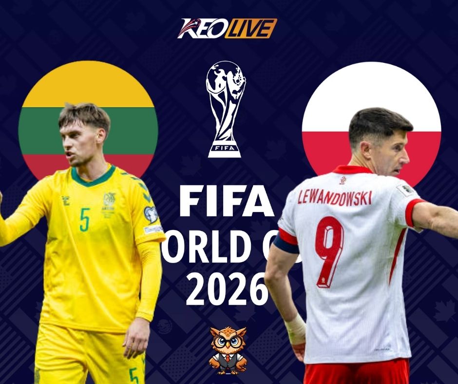 Trận đấu giữa Lithuania vs Ba Lan | Keolive