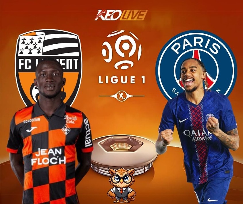 Trận đấu giữa Lorient vs PSG | Keolive