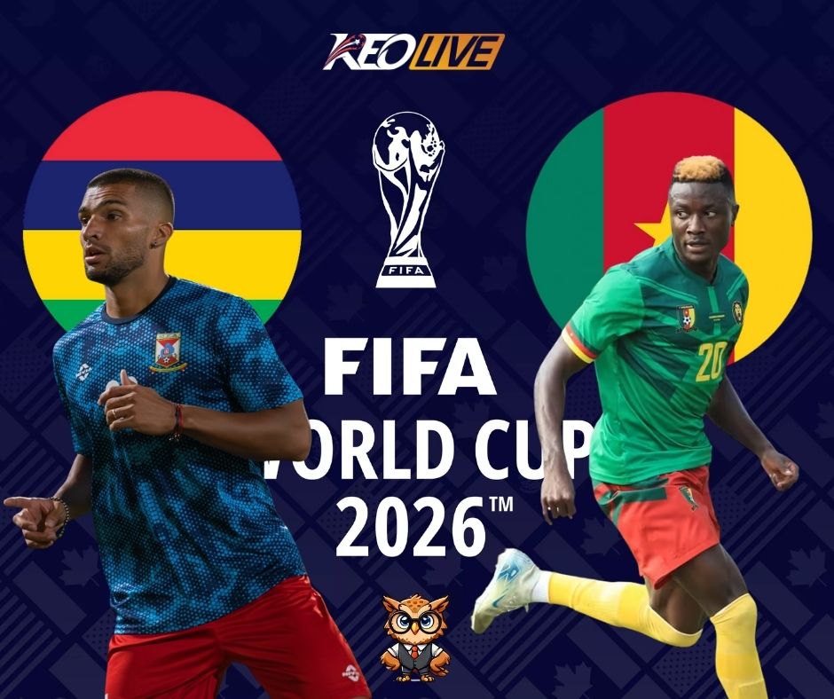 Trận đấu giữa Mauritius vs Cameroon | Keolive