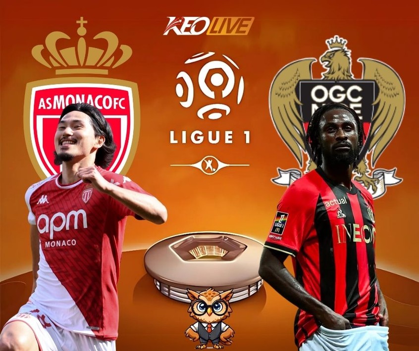 Trận đấu giữa Monaco vs Nice | Keolive