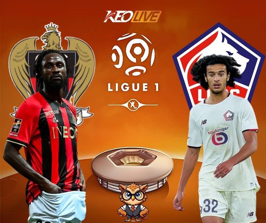 Trận đấu giữa Nice vs Lille | Keolive