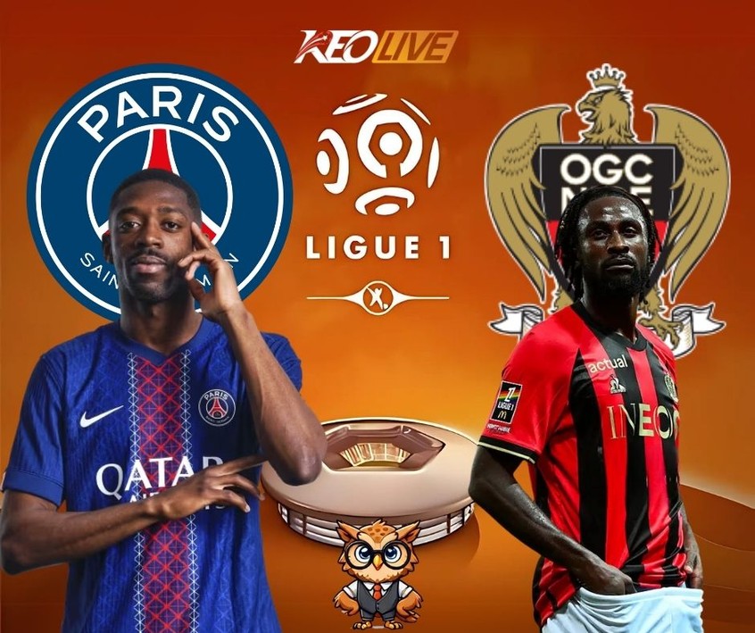 Trận đấu giữa PSG vs Nice | Keolive