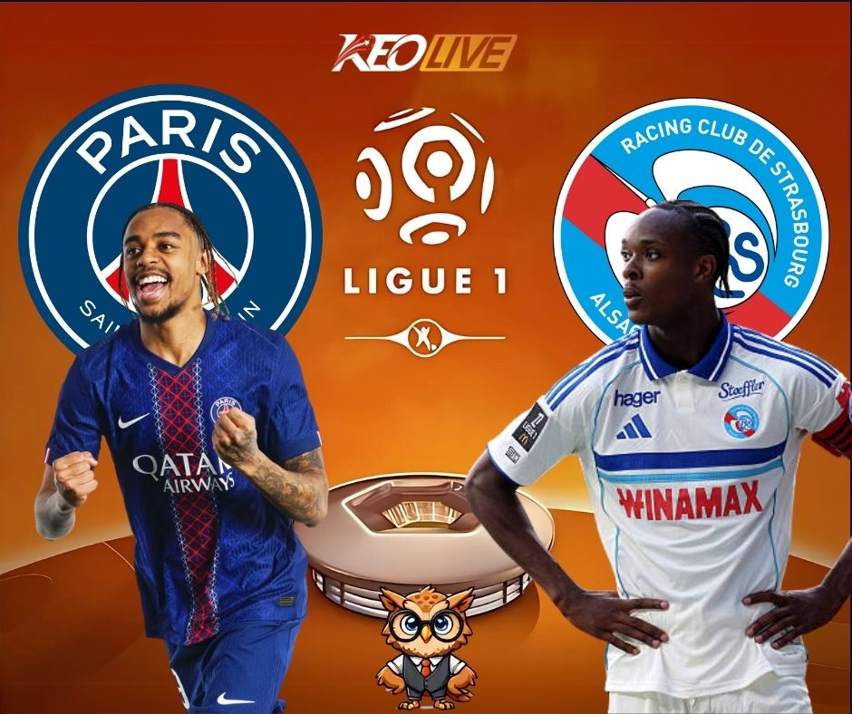 Trận đấu giữa PSG vs Strasbourg | Keolive