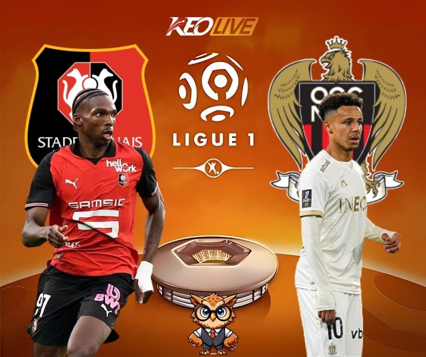 Trận đấu giữa Rennes vs Nice | Keolive