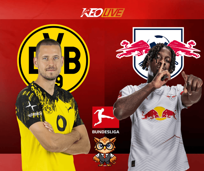 Trận đấu giữa Borussia Dortmund vs RB Leipzig | Keolive