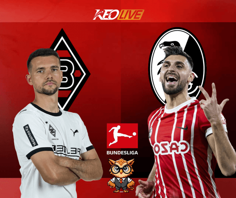 Trận so tài giữa Borussia Mönchengladbach vs Freiburg | Keolive