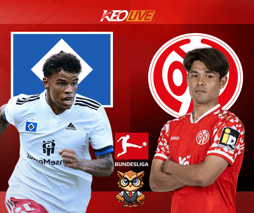 Hamburger gặp Mainz 05 tại vòng 6 Bundesliga | Keolive