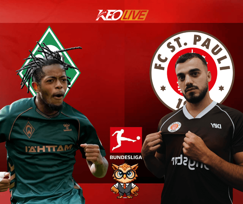 Trận đấu giữa Werder Bremen vs St. Pauli | Keolive