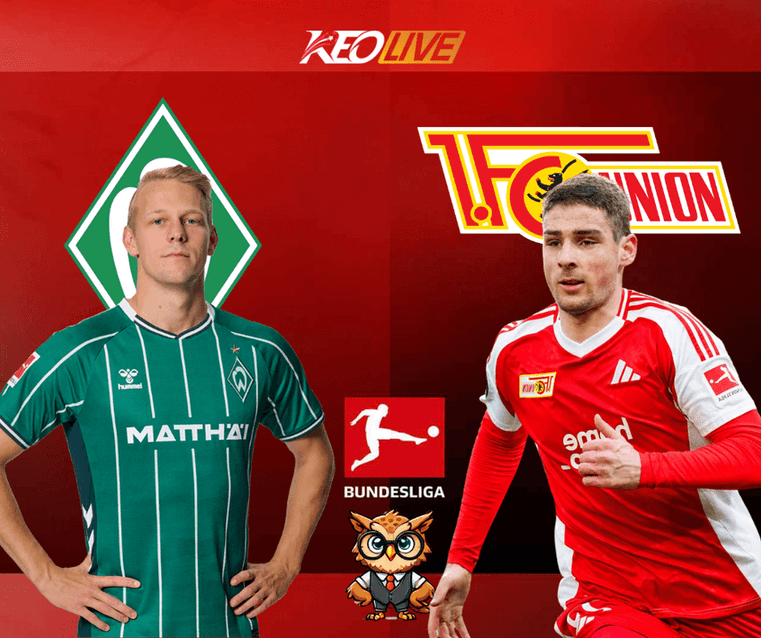 Trận đấu mở màn vòng 8 Bundesliga giữa Werder Bremen vs Union Berlin | Keolive