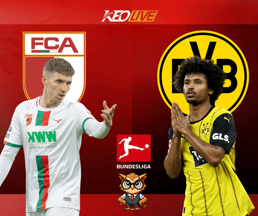Trận đấu mở màn vòng 9 Bundesliga giữa Augsburg vs Dortmund | Keolive