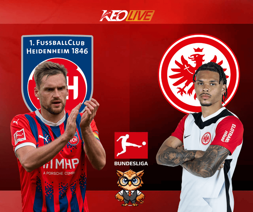 Trận đấu giữa Heidenheim vs Frankfurt | Keolive