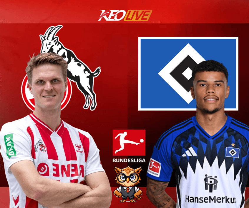 Trận đấu giữa Köln vs Hamburger SV | Keolive
