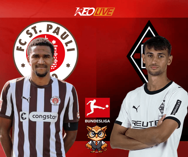 Trận đấu giữa St. Pauli vs M'Gladbach | Keolive