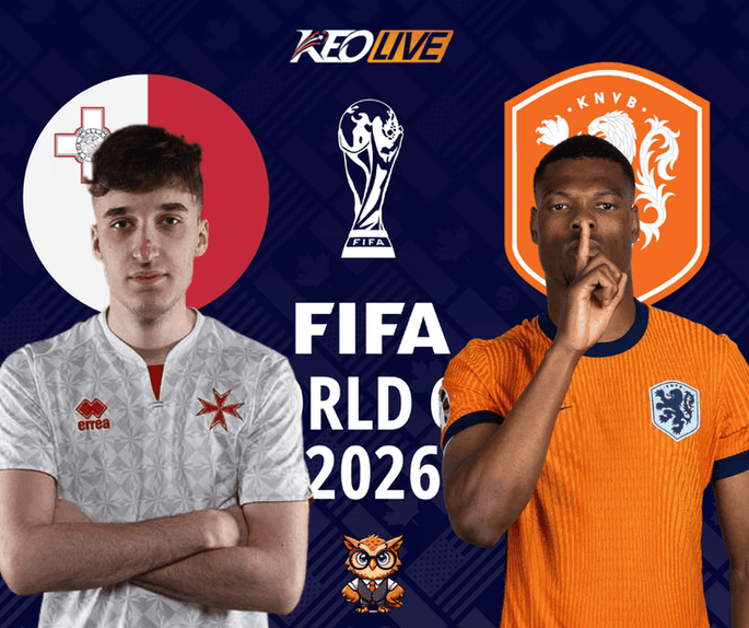 Cuộc so tài vòng loại giữa Malta vs Netherlands | Keolive