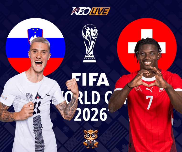 Vòng loại quyết chiến giữa Slovenia vs Thuỵ Sĩ | Keolive