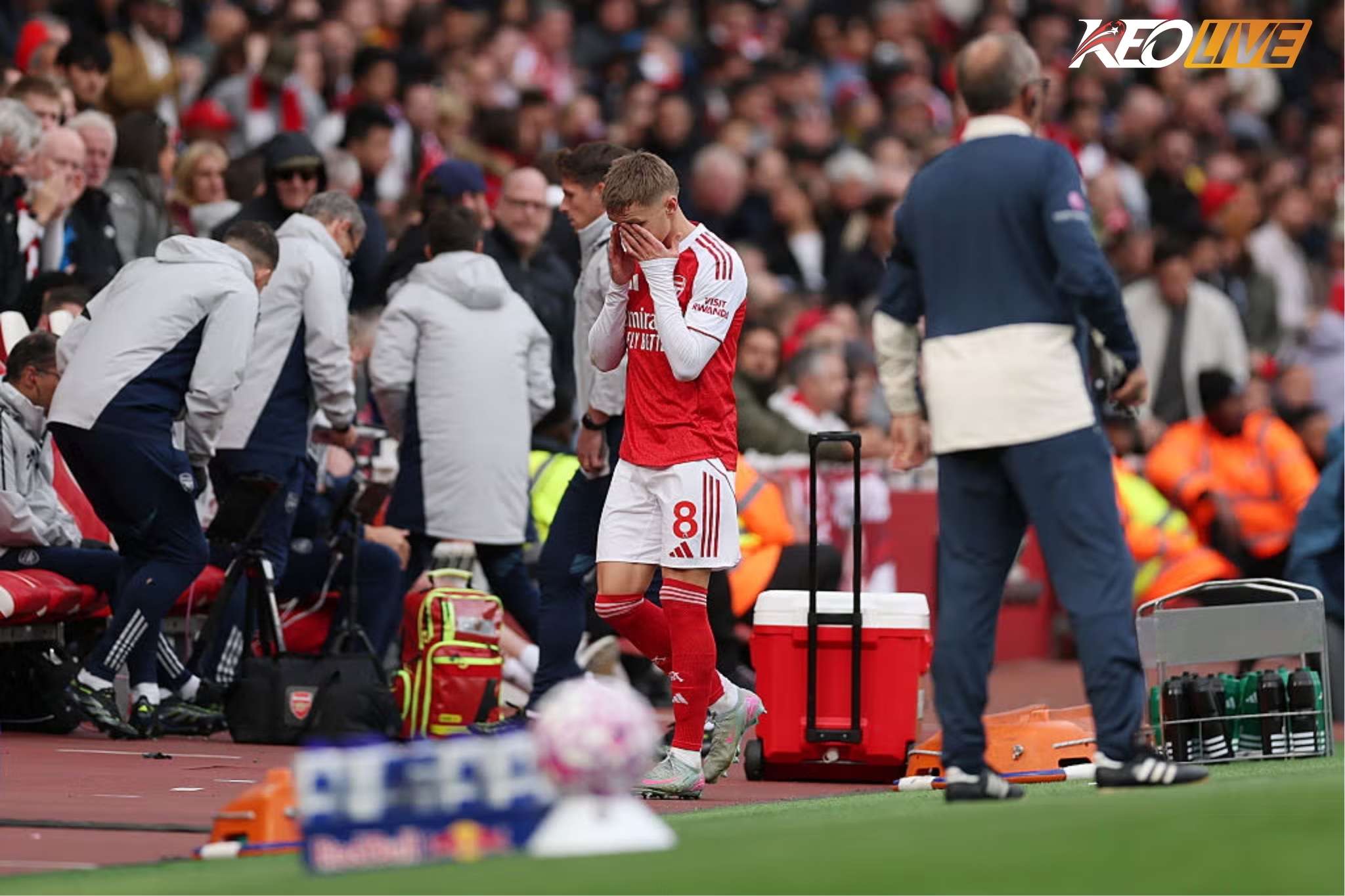 Chấn thương liên tiếp khiến mùa giải của Odegaard bị gián đoạn | Keolive