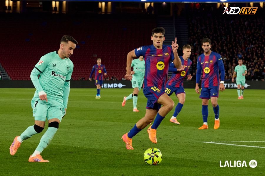 Athletic Club thua 0-4 đầy nặng nề trước Barcelona tại Camp Nou | Keolive