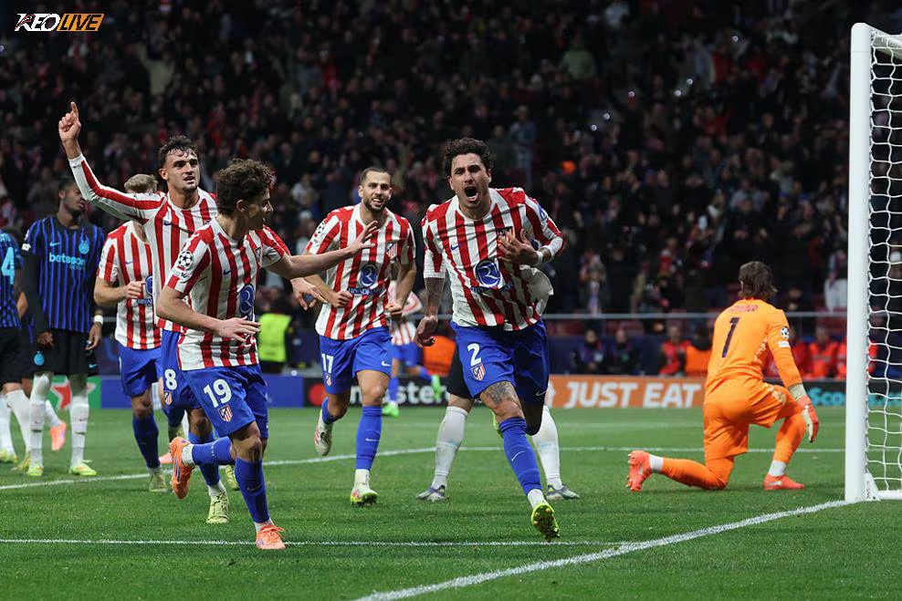 Atletico Madrid vừa chặn đà toàn thắng của Inter ở Champions League | Keolive
