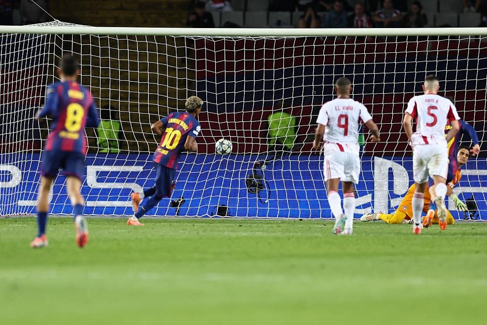 Barcelona vùi dập Olympiacos ở vòng trước | Keolive