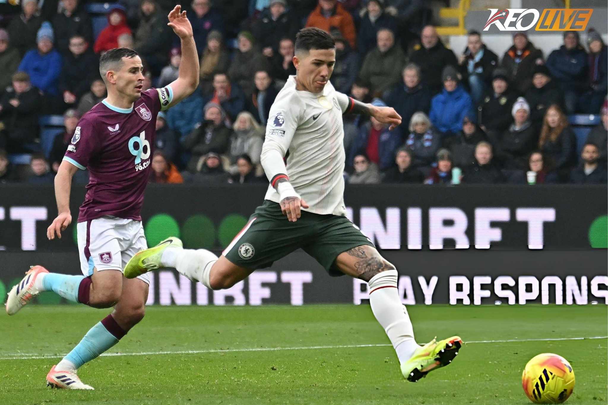 Enzo Fernandes ấn định tỉ số ở phút 88 | Keolive