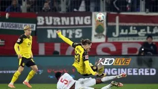 Hình ảnh cho bài Augsburg 0-1 Dortmund: Guirassy lập công trong trận cầu nghẹt thở