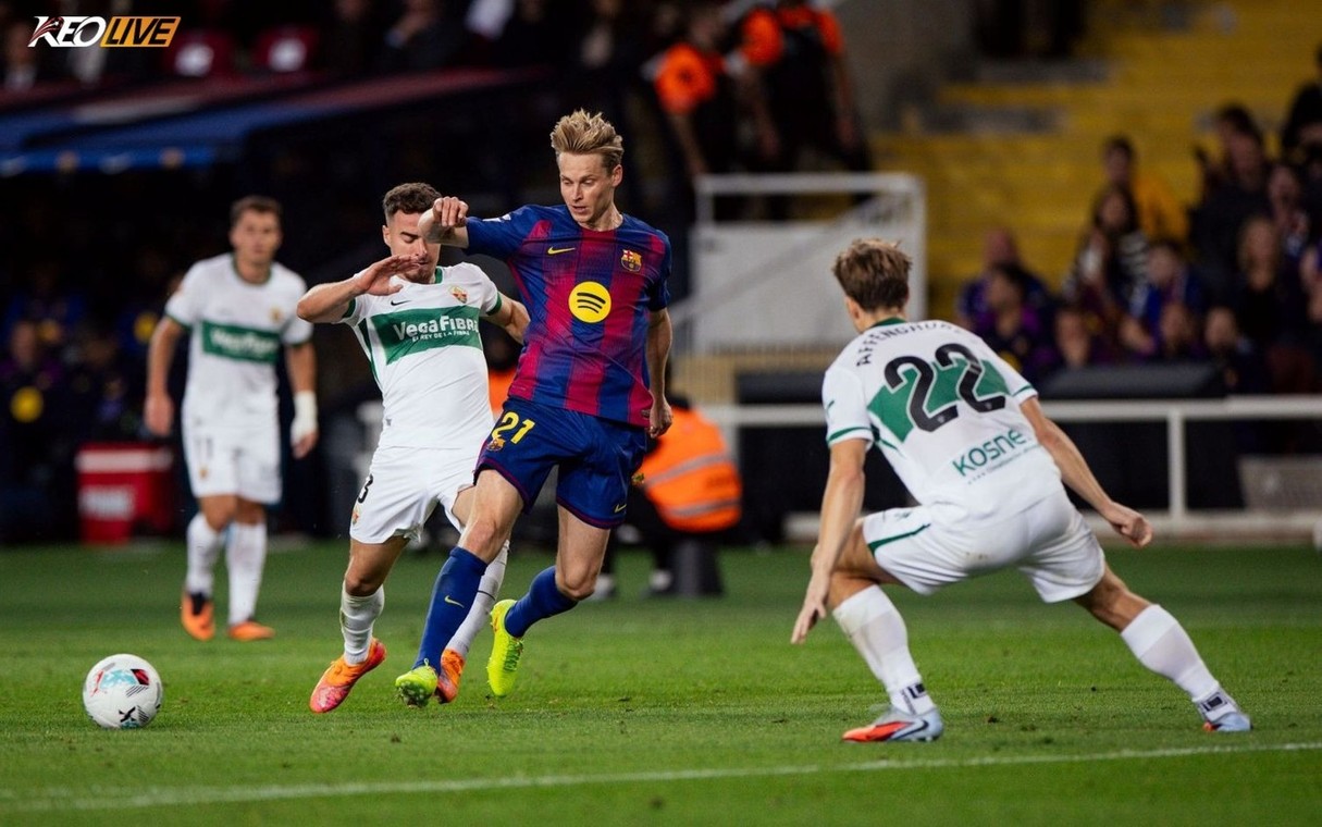 Barca hoàn toàn vượt trội về lực lượng so với đối thủ | Keolive