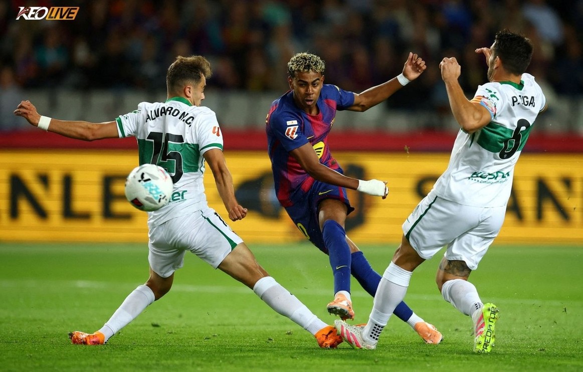 Yamal mở tỉ số ngay những phút đầu cho Barca | Keolive