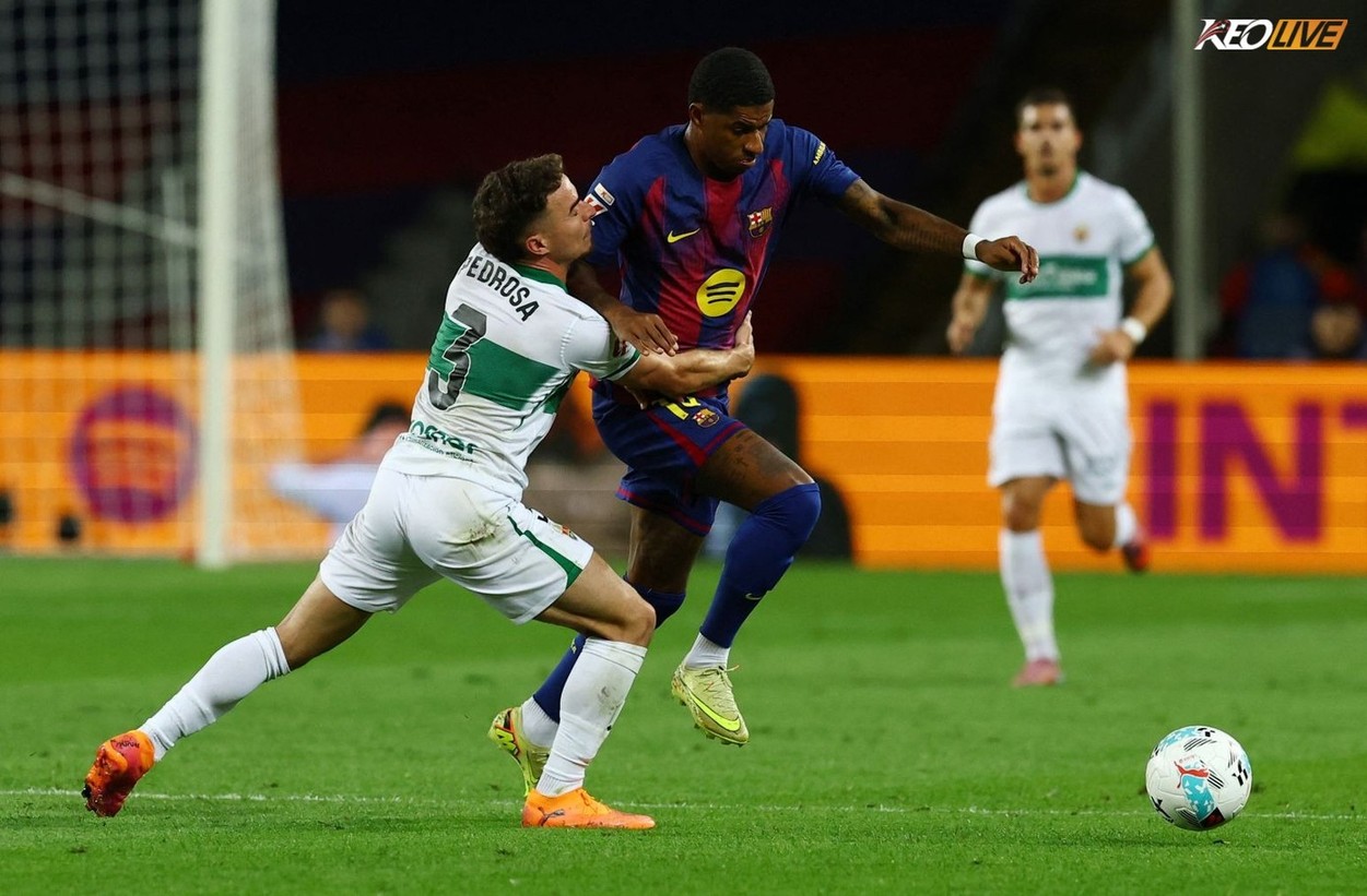 Rashford đang hòa hợp rất nhanh với lối chơi của Barca | Keolive