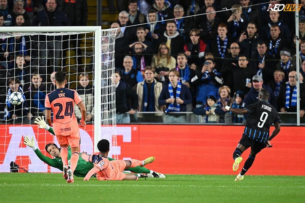 Forbs đưa Club Brugge vượt lên dẫn trước | Keolive
