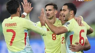 Hình ảnh cho bài Georgia 0–4 Spain: Bữa tiệc bóng đá hoàn hảo của La Roja