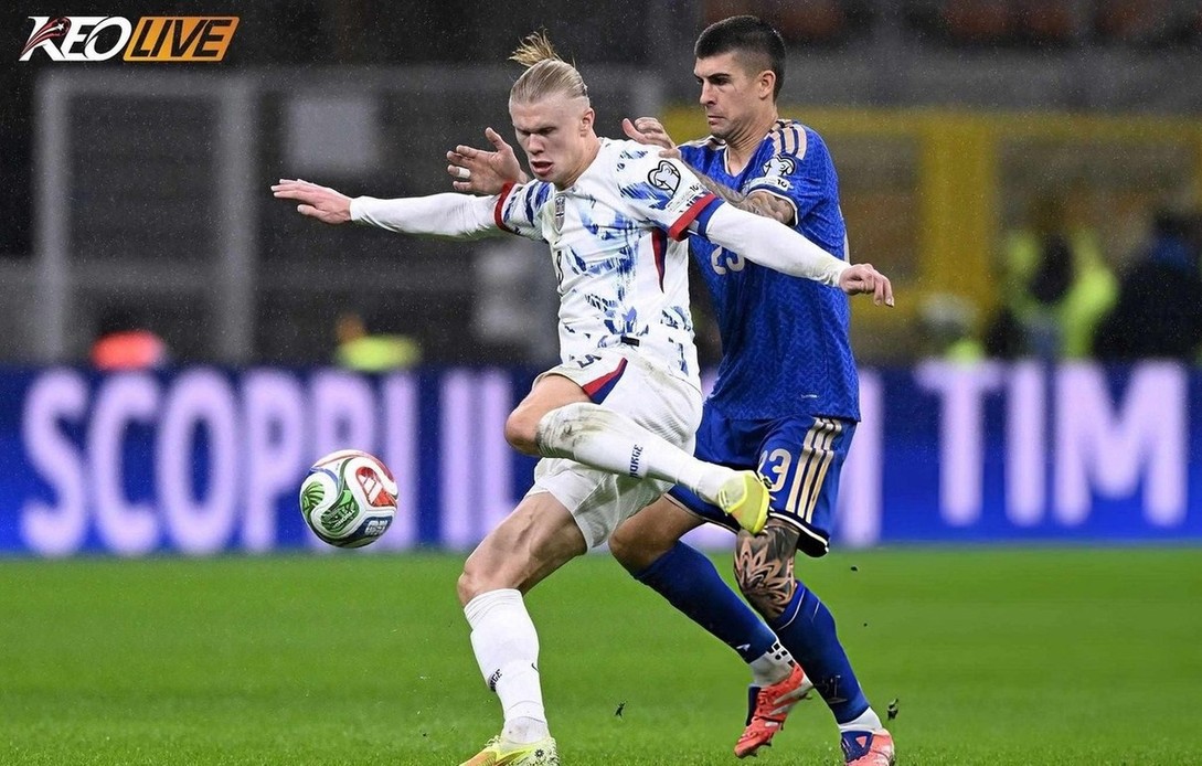 Cú đúp của Haaland đánh gục mọi nỗ lực của Ý | Keolive