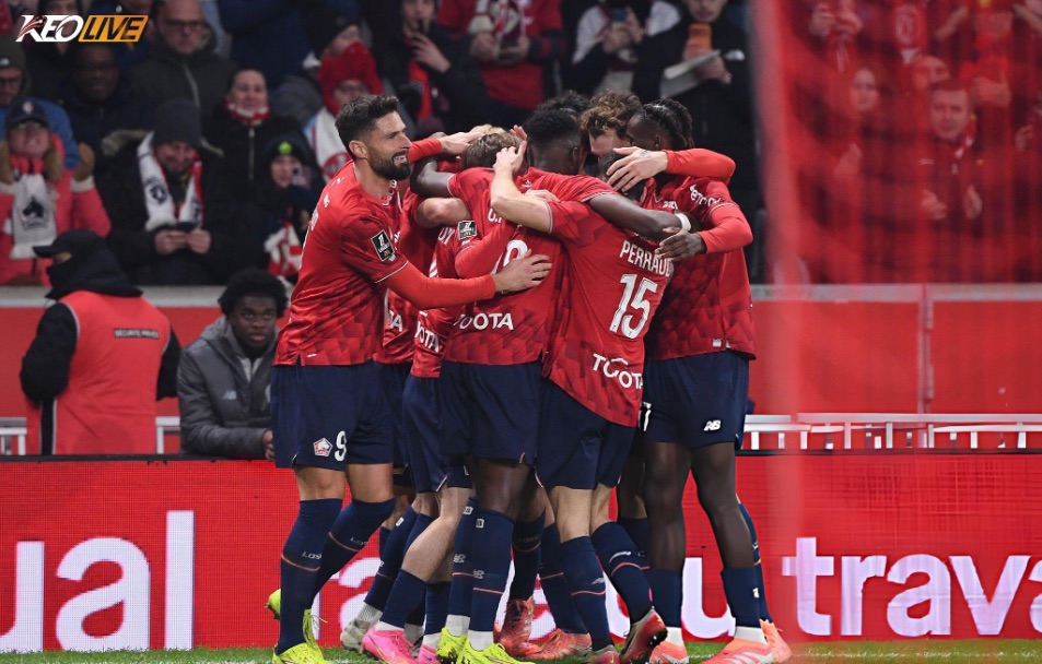 Lille tiếp tục duy trì vị trí thứ 4 trên BXH | Keolive