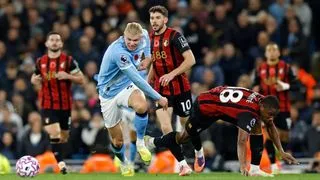 Hình ảnh cho bài Manchester City 3-1 Bournemouth: Haaland đưa City trở lại đường đua