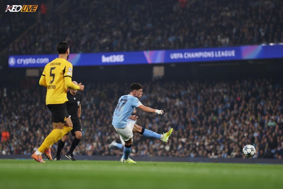 Cú đúp của Foden | Keolive