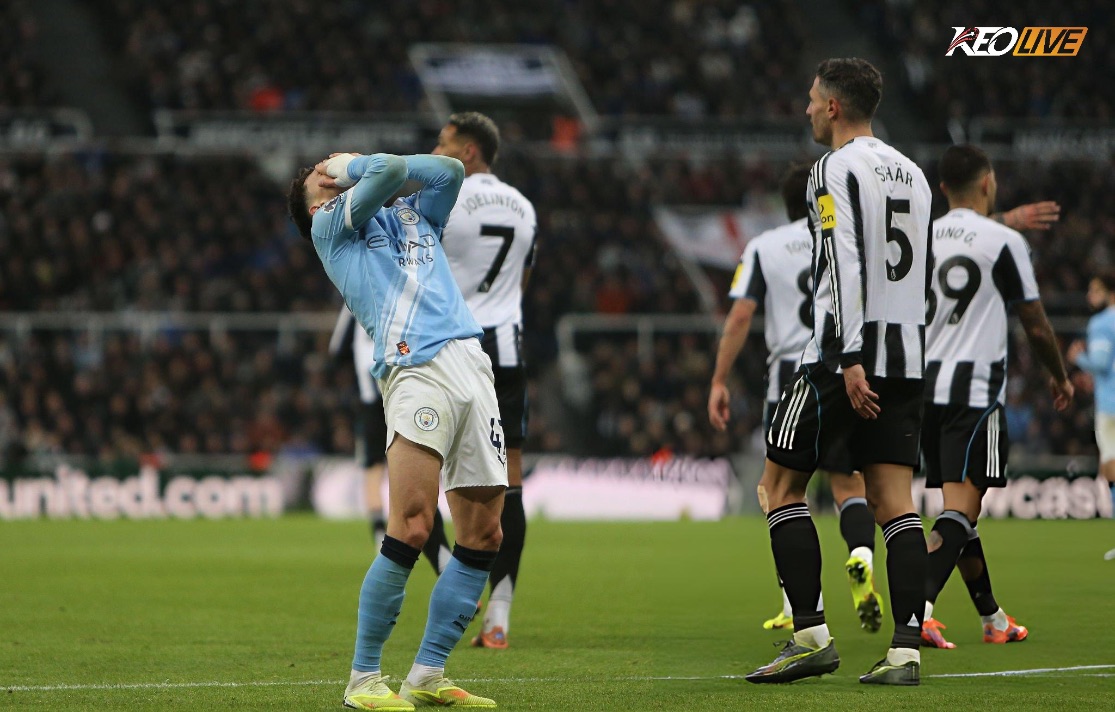 Trận thua khiến City bỏ lỡ cơ hội đòi lại vị trí thứ hai | Keolive