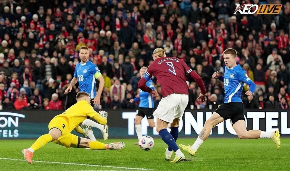 Cú đúp của Haaland là bàn thứ 14 của tiền đạo này cho Na Uy tại vòng loại WC26 | Keolive