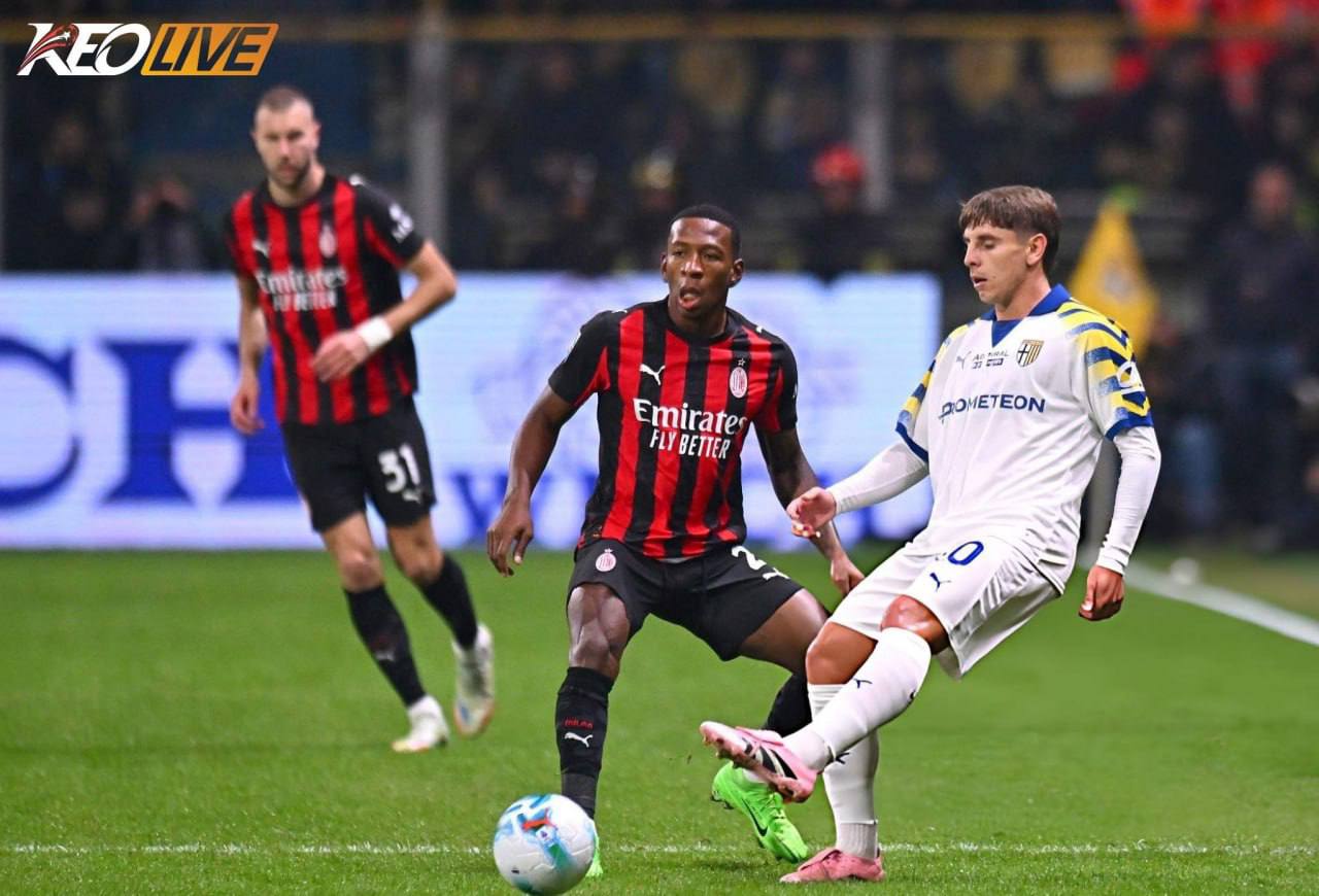 Với lợi thế sân nhà, Parma bắt đầu nhập cuộc và rút ngắn tỉ số còn 1-2 | Keolive