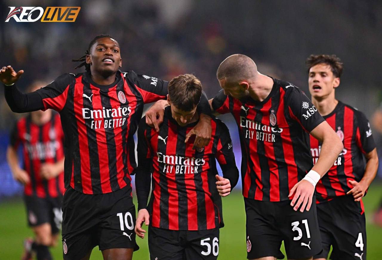 Milan tiếp tục tạo ra khác biệt lớn về điểm số chỉ sau ít phút của hiệp 1 | Keolive