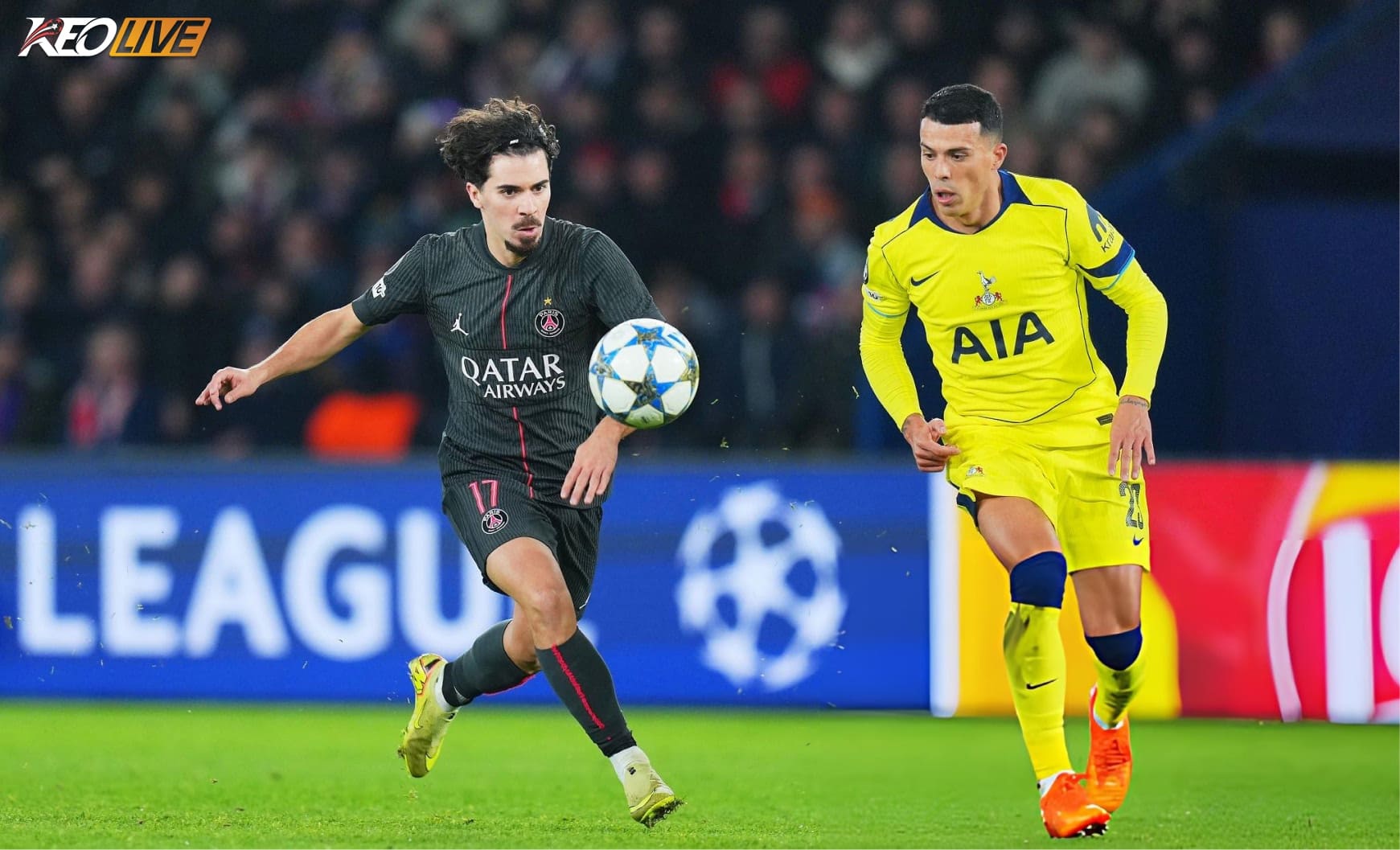 Bàn gỡ hòa của Vitinha đến ở phút 45 | Keolive