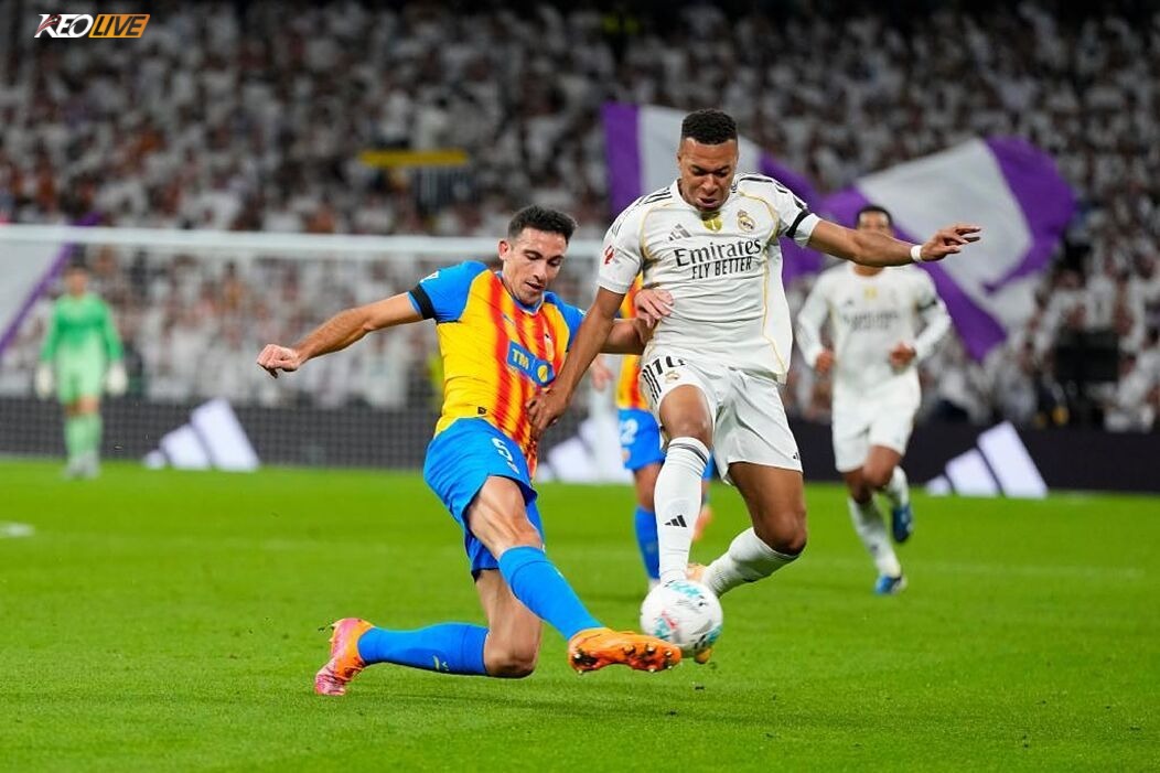 Mbappé tiếp tục ghi bàn trong mọi trận đấu của Real | Keolive