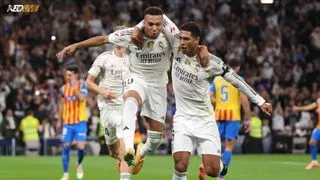 Hình ảnh cho bài Real Madrid 4-0 Valencia: Los Blancos dễ dàng vượt qua Bầy dơi 