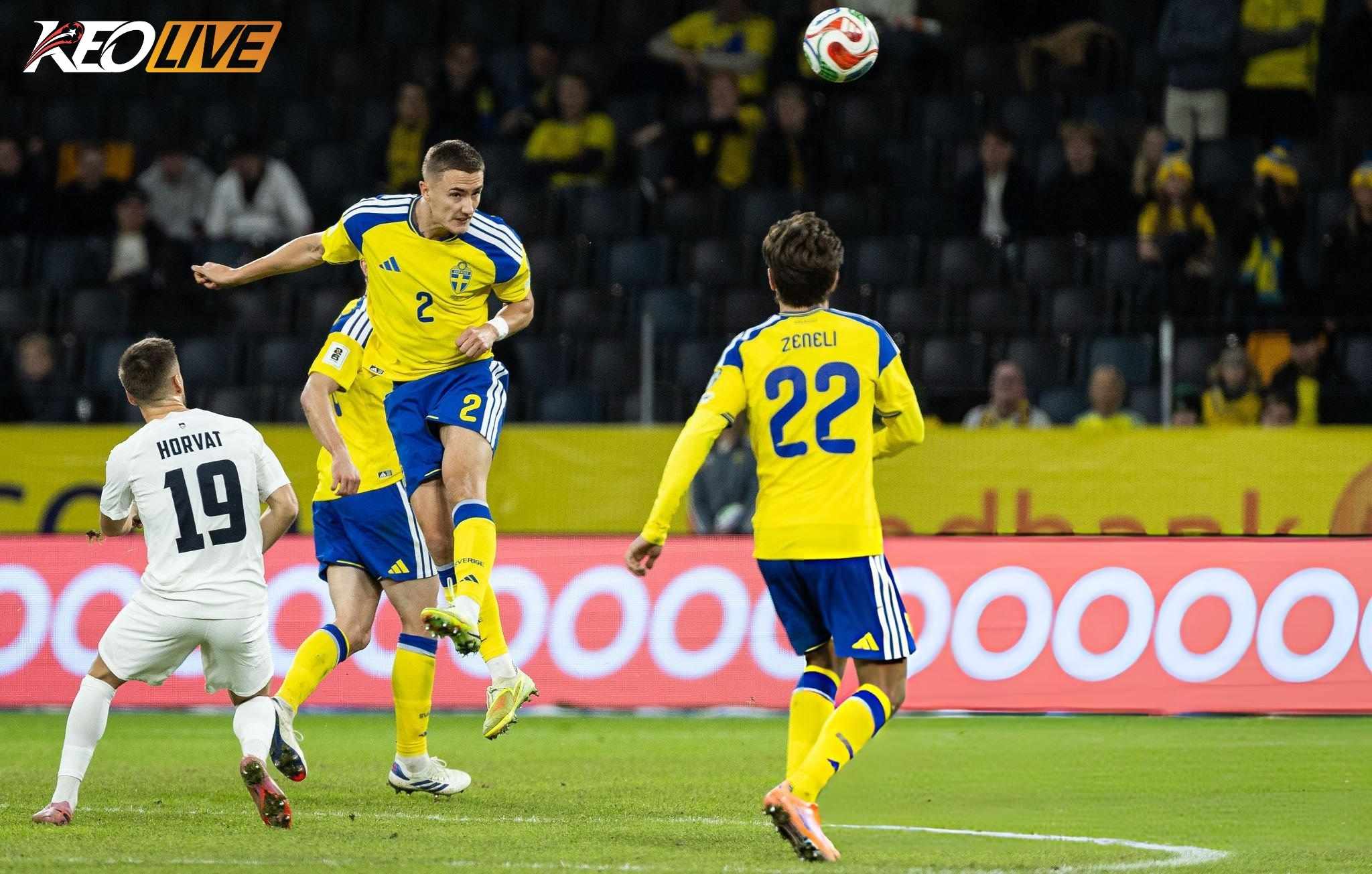 Thụy Điển được tranh play-off vì có thành tích tốt tại Nations League dù có vòng loại vô cùng tệ hại | Keolive