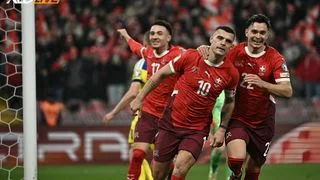 Hình ảnh cho bài Thụy Sĩ 4-1 Thụy Điển: Potter thua ngay trận ra mắt vai trò HLV