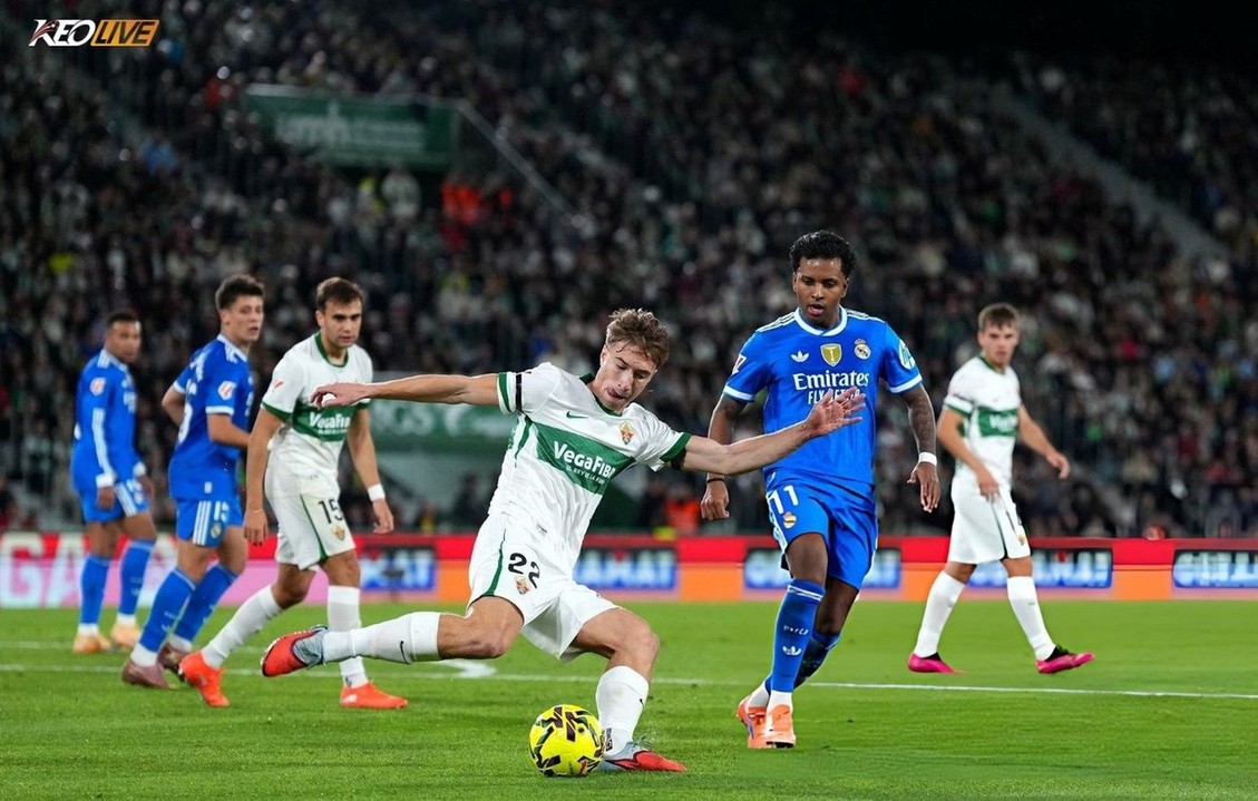 Elche xuất sắc cầm chân Real Madrid | Keolive