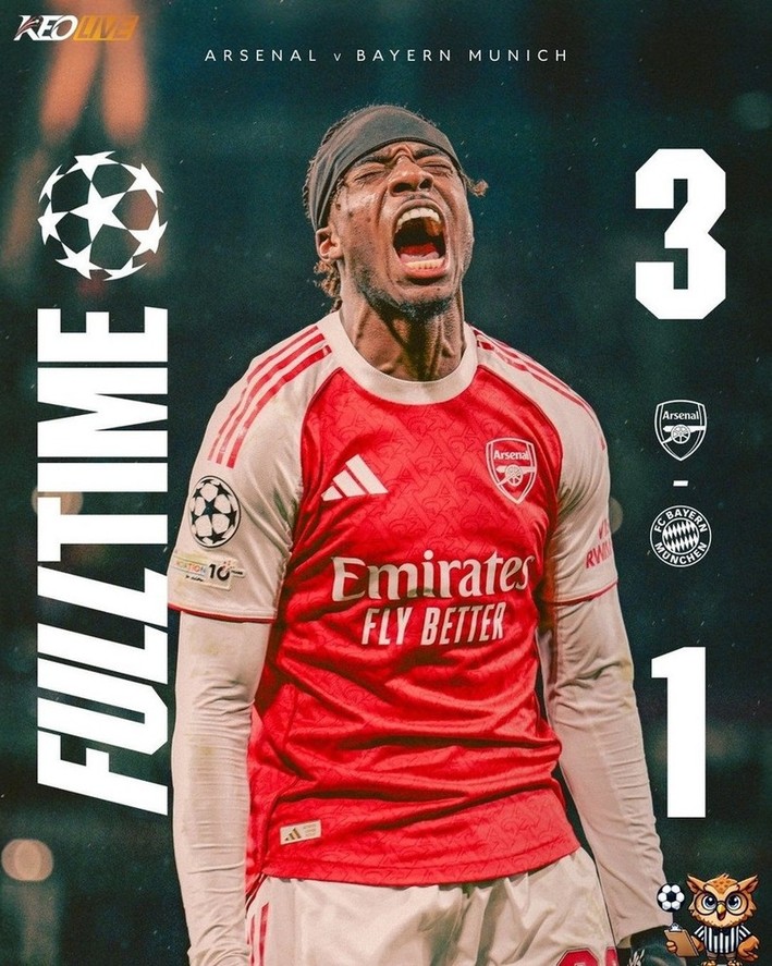Arsenal 3-1 Bayern Munich | Keolive