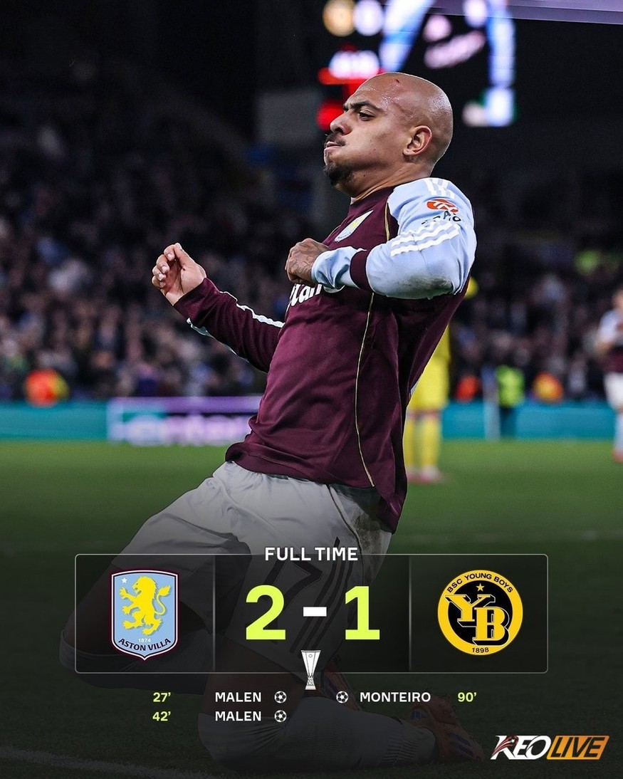 Aston Villa 2-1 Young Boys | Keolive