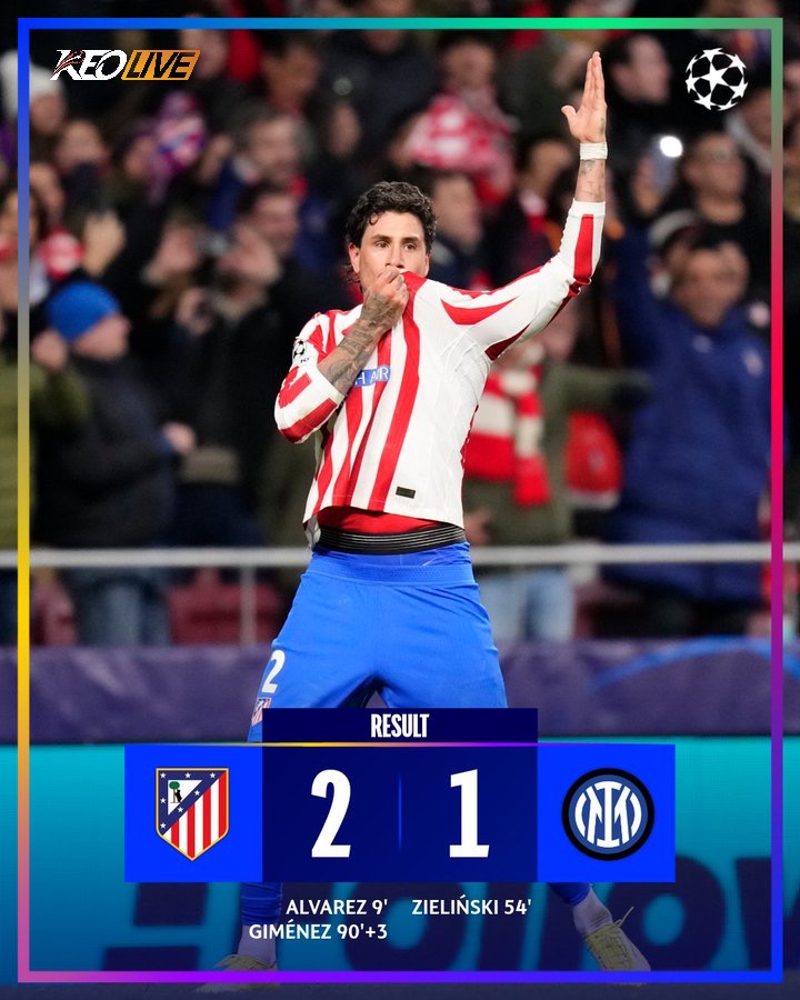 Atlético Madrid 2-1 Inter Milan | Keolive