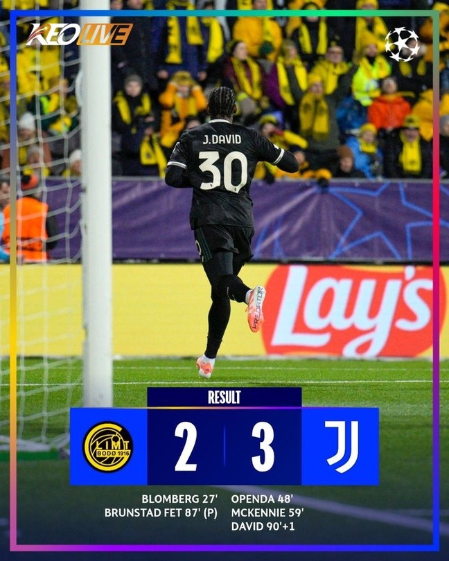 Bodo/Glimt 2-3 Juventus | Keolive