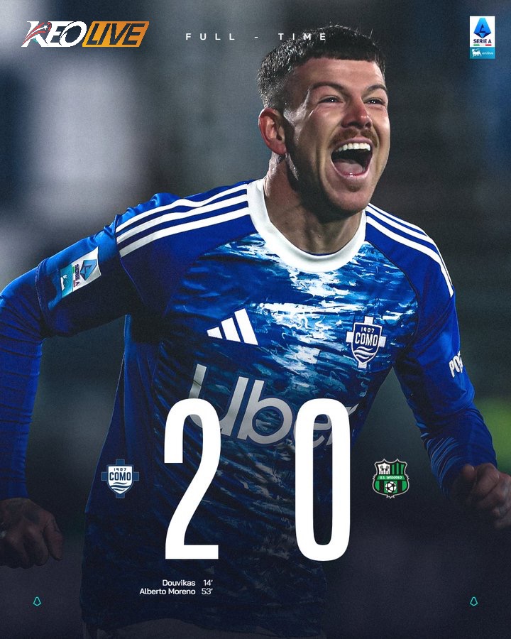 Como 2-0 Sassuolo | Keolive