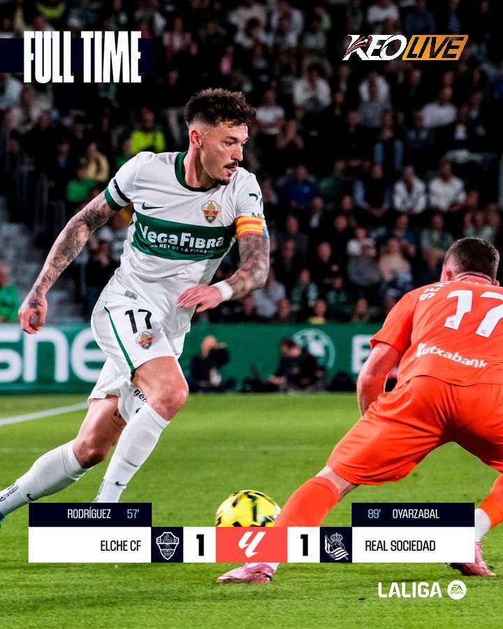 Elche 1-1 Real Sociedad | Keolive